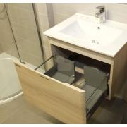 Koupelnová skříňka s umyvadlem Naturel Ancona 60x46 cm akácie ANCONA60DV (obr. 3)