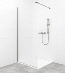 Sprchová zástěna Walk-in 90 cm SAT v barvě profilu PVD Gun metal SATBWI90PRGM