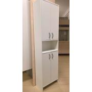 Koupelnová skříňka vysoká Multi Praxis 50x25,5 cm bílá INCA50. obr. 3&nbsp;