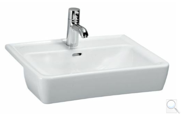 Umyvadlo Laufen Pro 56x44 cm otvor pro baterii uprostřed H8129610001041. obr. 1