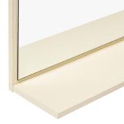 Zrcadlo s poličkou Ceramia Easy 60x61,5 cm jasmín EASYZRCJ. &nbsp;(2)