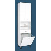 Koupelnová skříňka vysoká Keramia Pro 50x33,3 cm bílá PROV50K (obr. 2)