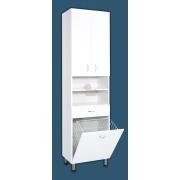 Koupelnová skříňka vysoká Keramia Pro 50x33,3 cm bílá PROV50K. obr. 2 