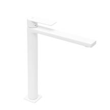 Vysoká umyvadlová baterie SAT B-Way bez výpusti bílá matná SATBSBW285B