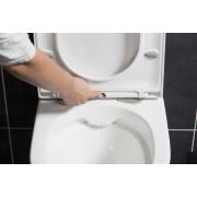 WC závěsné SAT Brevis včetně sedátka softclose, zadní odpad, bílá  SATBRE010RREXP. obr. 15 