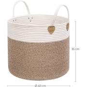 Koš na prádlo SAT hnědá SATDKOSBMH. &nbsp;(2)