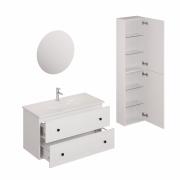 Koupelnová sestava s umyvadlem včetně umyvadlové baterie, vtoku a sifonu Naturel Forli bílá KSETFORLI3. obr. 2&nbsp;