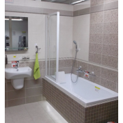 Vanová zástěna skládací Ravak Supernova dvoudílná VS2. obr. 2