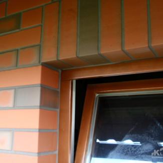 Klinker ukázky realizací - Lícové pásky  Westerwald bunt glatt  - 