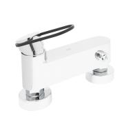 Sprchová baterie SAT Fusion bez sprchového setu 150 mm páka kulatá černá SATBSFU268KPC. obr. 4 