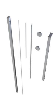 Set pro walk-in SAT Walk-in Xmotion chrom SIKOWIXMPROFIL
