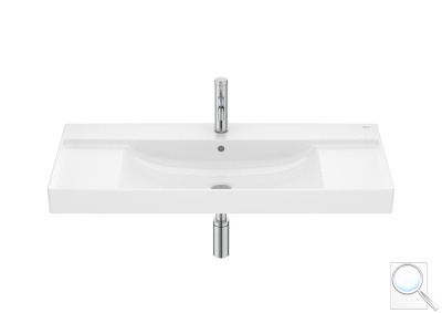 Umyvadlo Roca ONA 100x46 cm otvor pro baterii uprostřed A32768A000. obr. 1