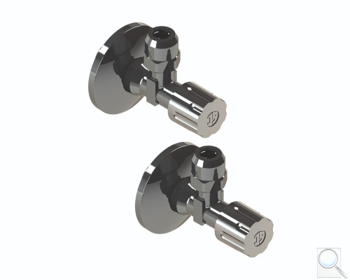Rohové ventily TECEone 1/2" x 3/8" 2 kusy chrom 9.820.464. obr. 1