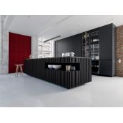 Obkladová Lamela Fineza Spline black 275 x 2,8 cm černá. SPLINEB-003 