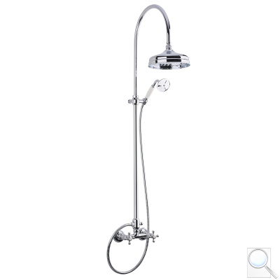 Sprchový systém Paffoni Ricordi s kohoutkovou baterií chrom ZCOL000. 
