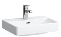 Umývátko Laufen Pro S 45x34 cm otvor pro baterii uprostřed, s přepadem H8159610001041