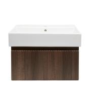 Koupelnová skříňka s umyvadlem SAT Evolution 58x30x44,8 cm ořech mat SATEVO60NAU2. obr. 3 
