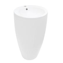 Volně stojící umyvadlo SAT Fusion 85x50 cm otvor pro baterii uprostřed SATFUS8550