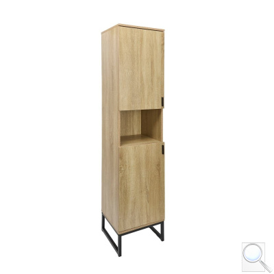 Vysoká skříňka Ceramia Easy 39x185x36 cm světlý dub lesk EASYREGO. obr. 1