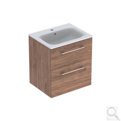 Koupelnová skříňka s umyvadlem Geberit Selnova 60x50,2x65,2 cm ořech hickory 501.238.00.1. obr. 1