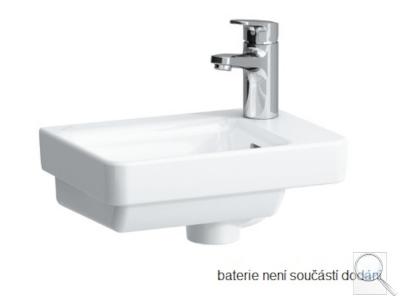 Umývátko Laufen Pro S 36x25 cm otvor pro baterii vpravo H8159604001041 obr. 1