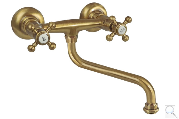 Umyvadlová baterie Paffoni Belinda s otočným ramínkem 150 mm bronz FBLV161BR. obr. 1