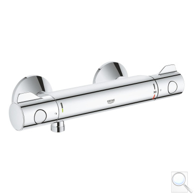 Termostat Grohe Grohtherm 800 s termostatickou baterií 150 mm chrom 34558000. 