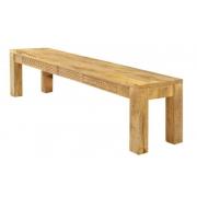 Lavice Manu 140x40 cm z mangového dřeva MANU-L140. &nbsp;(3)