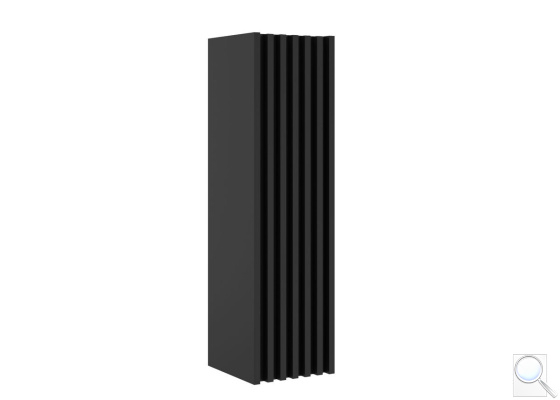 Koupelnová skříňka vysoká SAT Delano 34x125x36 cm černá DELANOV35CD. obr. 1