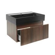 Koupelnová skříňka s umyvadlem SAT Evolution 58x30x44,8 cm ořech mat SATEVO60NAU2B. obr. 2&nbsp;