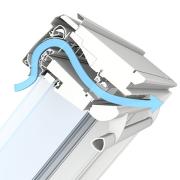 Střešní okno GLL/GLU s elektrickým nebo solárním napájením - řada Standard. Přirozené větrání&nbsp;