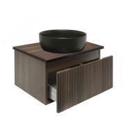 Koupelnová skříňka s krycí deskou SAT Evolution 58x30x44,8 cm ořech mat SATEVO60NAD. obr. 2 