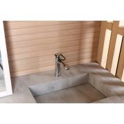 Umyvadlová baterie SAT Fusion bez výpusti páka kulatá černá SATBSFU271KPC. obr. 6&nbsp;