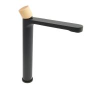 Vysoká umyvadlová baterie SAT Fusion bez výpusti páka světlé dřevo SATBSFU285DSC. &nbsp;(2)