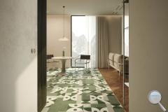 Dlažba Fineza Terra olive zelená - 