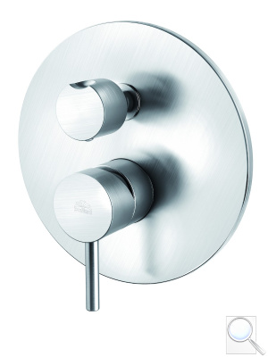 Sprchová baterie Paffoni Light včetně podomítkového tělesa nerez LIG018ST. 