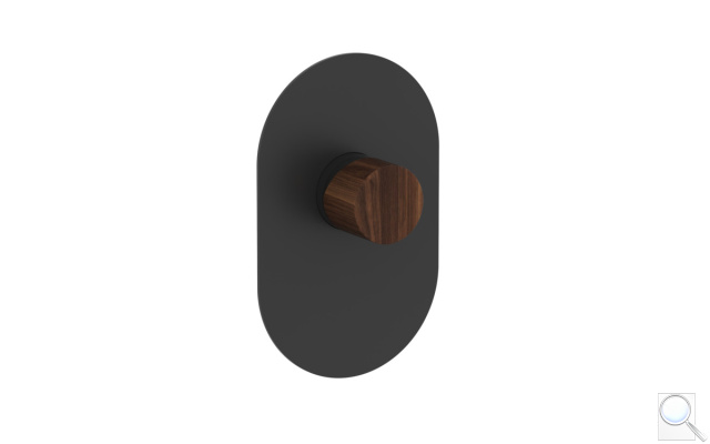 Sprchová baterie SAT Fusion včetně podomítkového tělesa páka tmavé dřevo mat SATBSFU210DTC. obr. 1