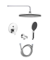 Sprchový systém SAT Project včetně podomítkového tělesa chrom lesk SATPBSETPRO2