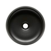 Umyvadlo na desku SAT Feel 36x36 cm černé matné bez přepadu SATUMFEEL3636BKM. obr. 3&nbsp;