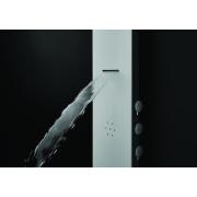 Sprchový panel SIKO na stěnu s pákovou baterií bílá ALUSHOWER. obr. 9&nbsp;