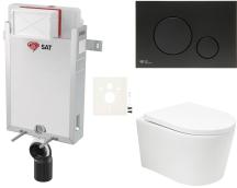 Závěsný WC set k zazdění SAT BREVIS SIKOSZBRTOR68