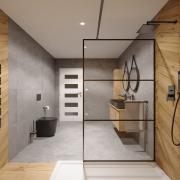 Sprchová zástěna walk-in Walk-In / dveře 90 cm SAT Walk-in SIKOWI90CP (obr. 5)