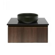 Koupelnová skříňka s žulovou deskou SAT Evolution 78x30x44,8 cm ořech mat SATEVO80NAZ. obr. 3 