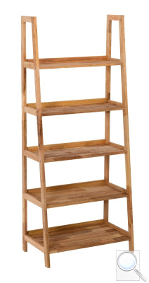 Regál Naturel Home 63x149x36,4 cm ořech mat HOMEPOL5. obr. 1