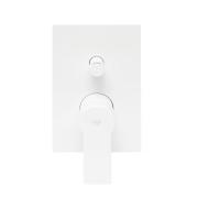 Vanová baterie SAT B-Way včetně podomítkového tělesa bílá matná SATBSBW215B. (6)