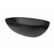 Umyvadlo na desku SAT Aula 60x36 cm černá mat bez otvoru pro baterii, bez přepadu SATAU6036C. obr. 3 