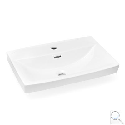 Nábytkové umyvadlo Laufen Pro Nordic 60x42 cm otvor pro baterii uprostřed 1095.6.000.104.1. obr. 1
