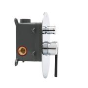 Vanová baterie SAT Fusion včetně podomítkového tělesa chrom lesk SATBSFU215TC. obr. 5&nbsp;