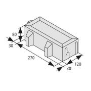 Zatravňovací dlažba Akvabelis. Technický nákres&nbsp;