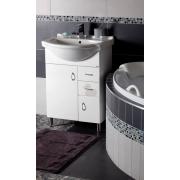 Koupelnová skříňka s umyvadlem Keramia Pro 60x50 cm bílá PRO60DV (obr. 2)
